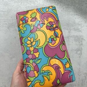 Vintage Mele Hippie Flower Power Mod Groovy 60s Floral Ring Travel Jewelry